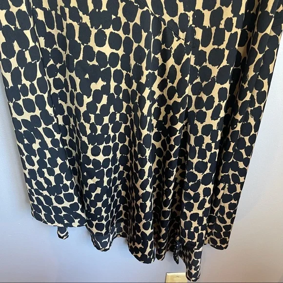 Who What Wear Animal Dot Print Asymmetrical Midi Skirt, Size 8 - Picture 10 of 15